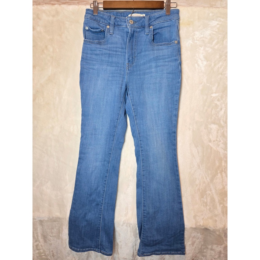 Levis 725 High Rise Bootcut Jeans Womens 28 Blue Stretch Denim Pants 18882-0158
